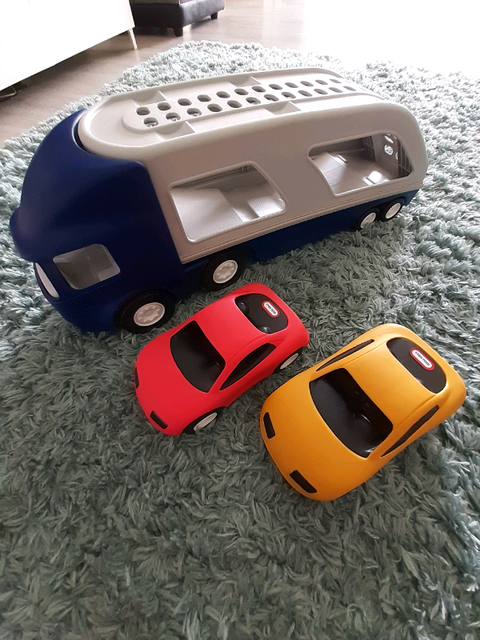 little tikes car transporter argos